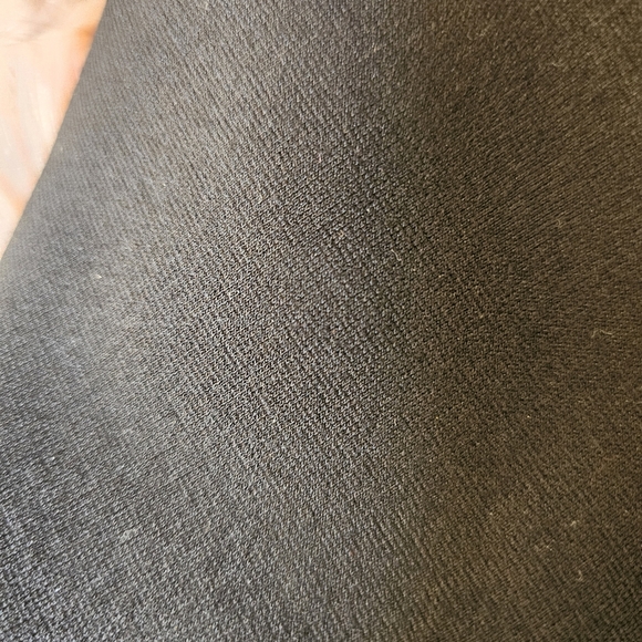 Black 4-way stretch thick knit wide leg pants size S US - Picture 4 of 5